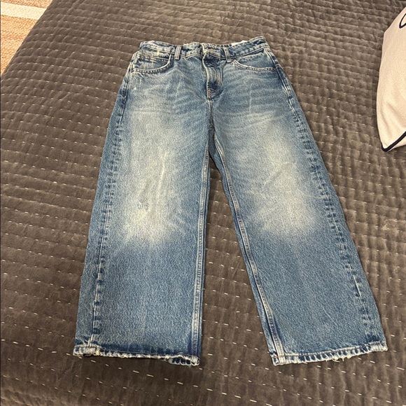 We The Free Free People Deep Trance Mid-rise Dropped Boyfriend Jeans - Picture 3 of 7